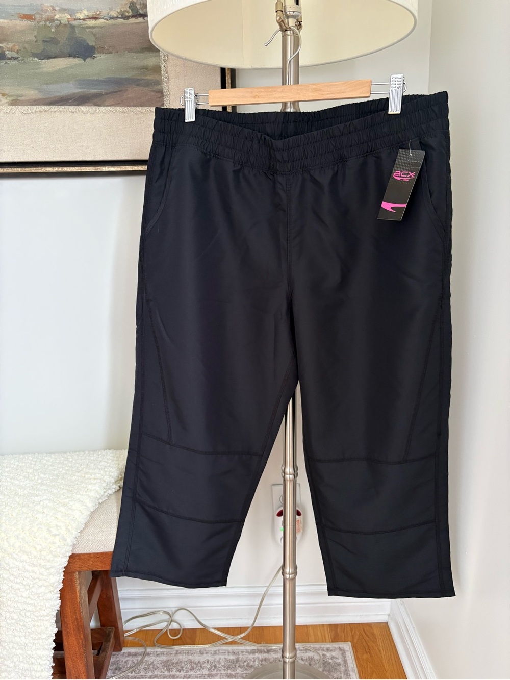 Black Athletic Capri Pants